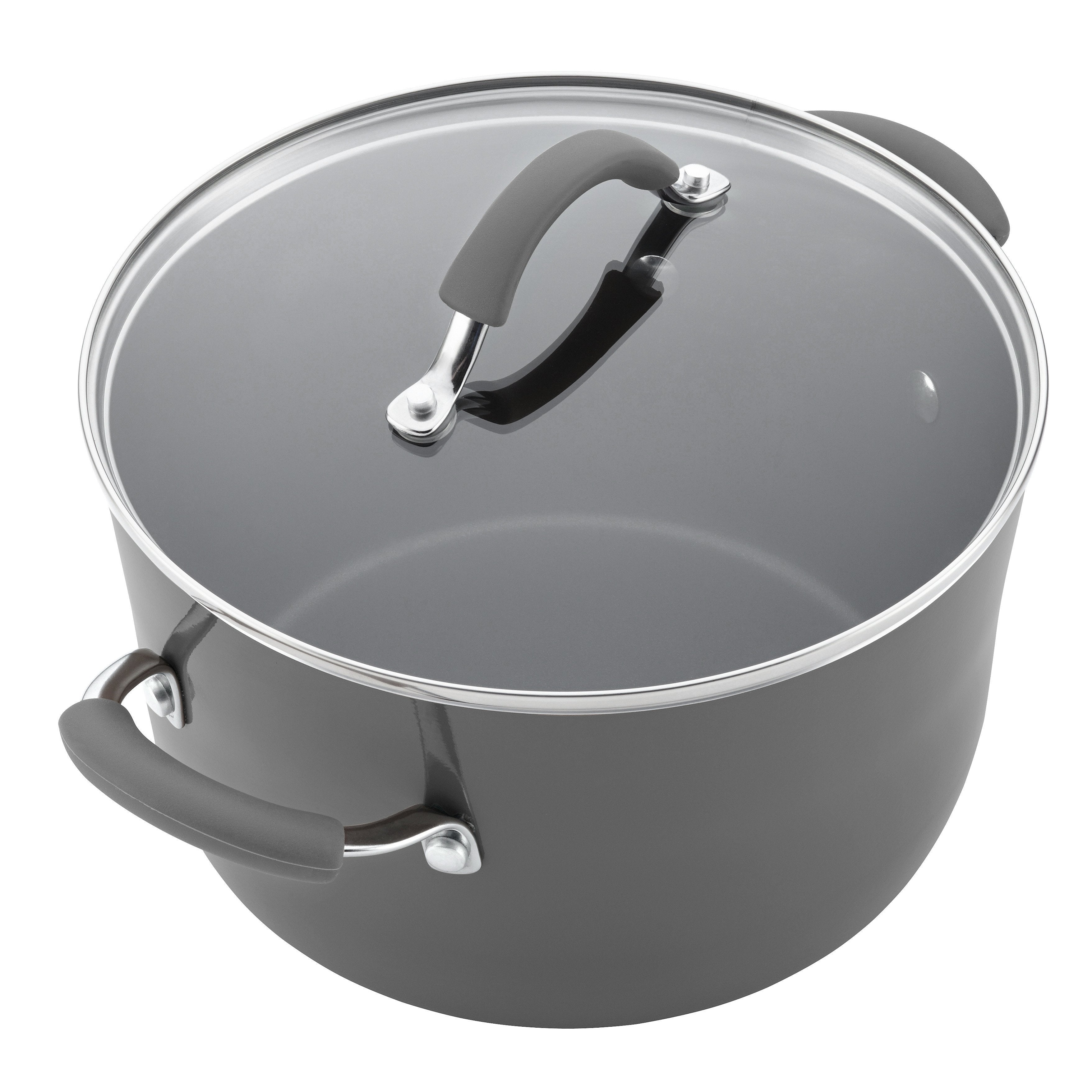 Rachael Ray Cucina Hard Enamel Nonstick 12-Piece Cookware Set