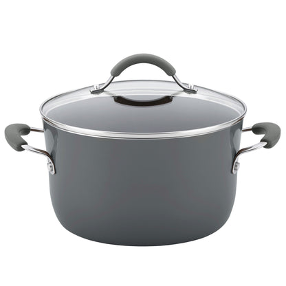 Rachael Ray Cucina Hard Enamel Nonstick 12-Piece Cookware Set