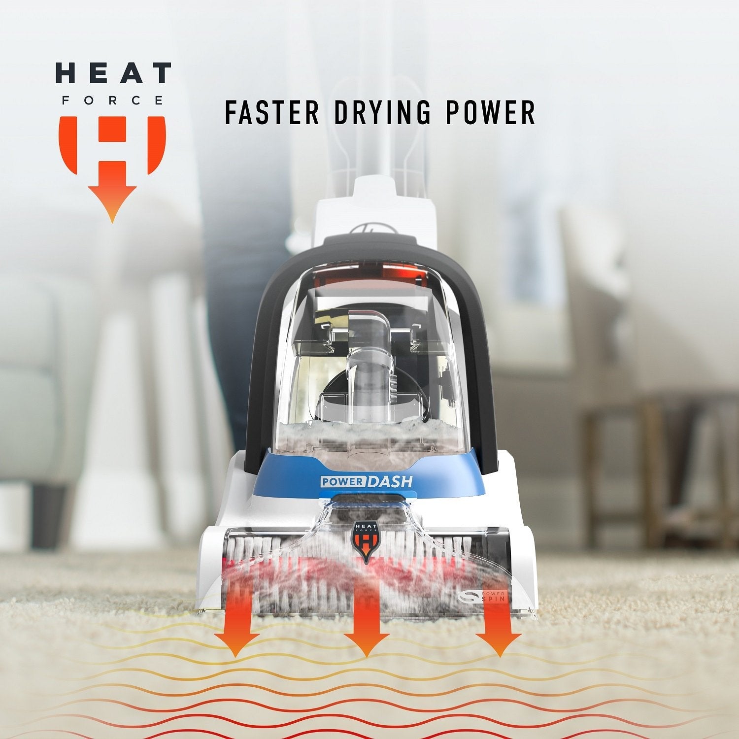 Hoover Power Dash Pet Carpet Cleaner, FH50700